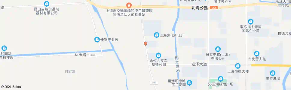上海青赵公路南厍_公交站地图_上海公交_妙搜公交查询2025