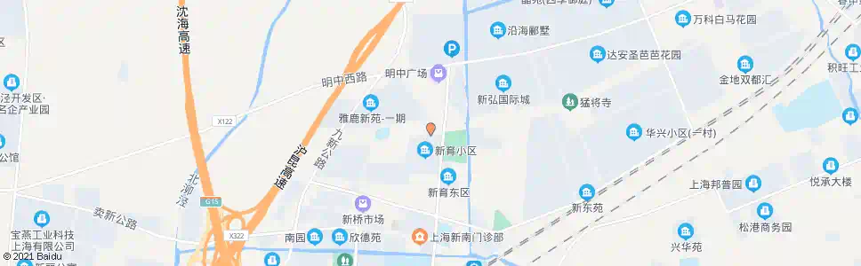 上海陈春路新育路_公交站地图_上海公交_妙搜公交查询2025