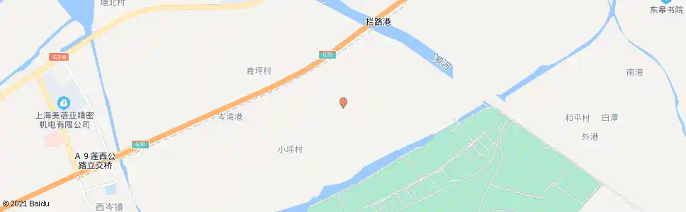 上海西岑支路祝家湾_公交站地图_上海公交_妙搜公交查询2025