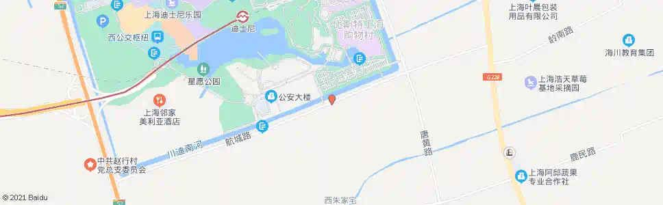上海航城路鹿川路_公交站地图_上海公交_妙搜公交查询2025