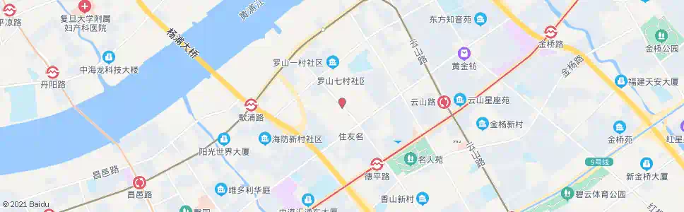 上海罗山新村_公交站地图_上海公交_妙搜公交查询2025