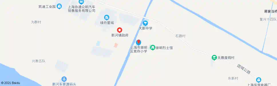 上海竞存小学_公交站地图_上海公交_妙搜公交查询2025