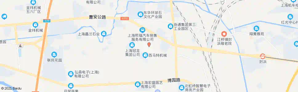 上海丰庄路曹丰路_公交站地图_上海公交_妙搜公交查询2025