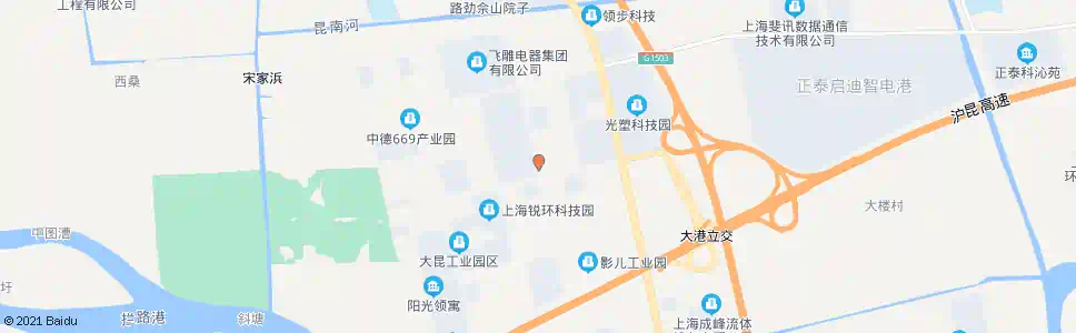 上海宝北村_公交站地图_上海公交_妙搜公交查询2025