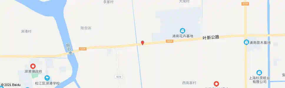 上海姚厍村_公交站地图_上海公交_妙搜公交查询2025