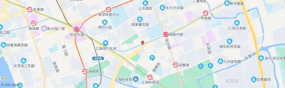 上海桃林路杨源路_公交站地图_上海公交_妙搜公交查询2025