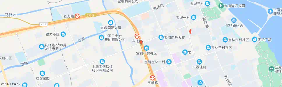 上海同济路友谊路_公交站地图_上海公交_妙搜公交查询2025