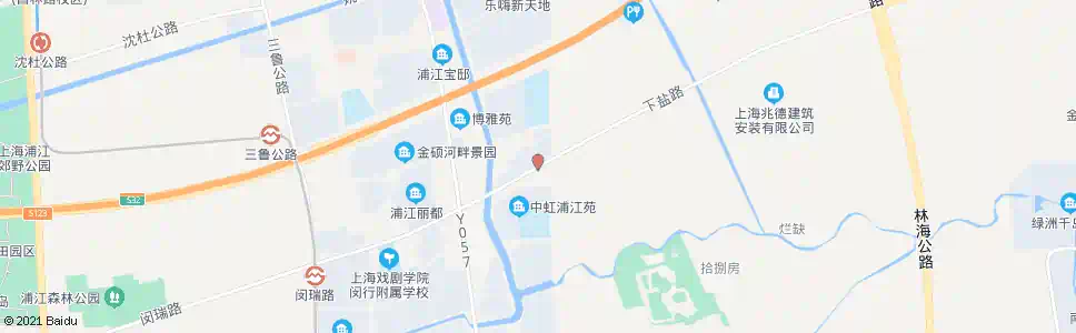 上海闵瑞路汇驰路_公交站地图_上海公交_妙搜公交查询2025