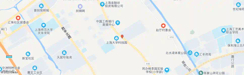 上海城北路汇旺路_公交站地图_上海公交_妙搜公交查询2025