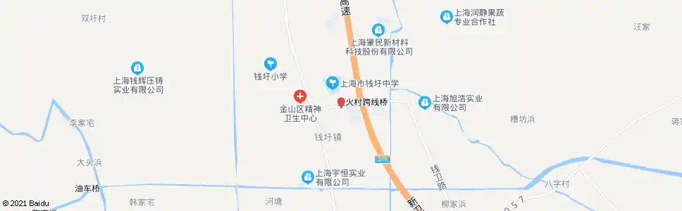 上海钱圩_公交站地图_上海公交_妙搜公交查询2025