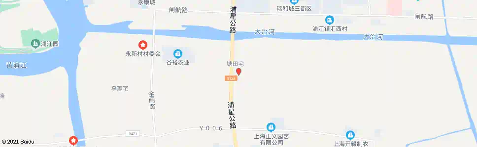 上海丰南路浦星公路_公交站地图_上海公交_妙搜公交查询2025