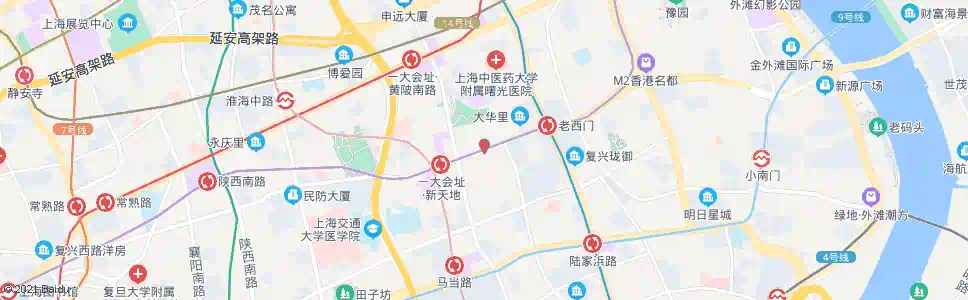 上海复兴中路顺昌路_公交站地图_上海公交_妙搜公交查询2025