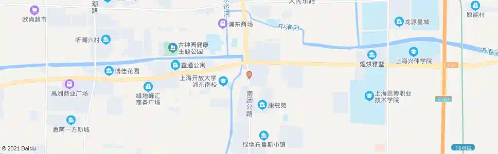 上海团南公路_公交站地图_上海公交_妙搜公交查询2025