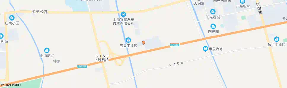 上海五星花园_公交站地图_上海公交_妙搜公交查询2025
