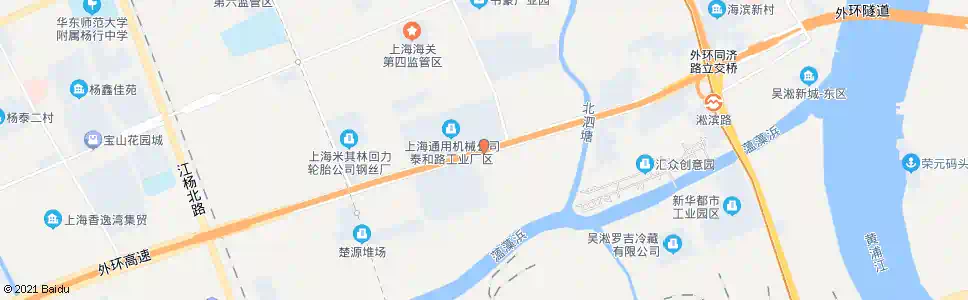 上海泰和路铁力路_公交站地图_上海公交_妙搜公交查询2025