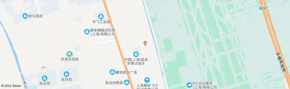 上海机场保税区_公交站地图_上海公交_妙搜公交查询2025