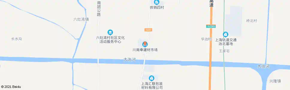 上海川南奉公路(建材市场)_公交站地图_上海公交_妙搜公交查询2025