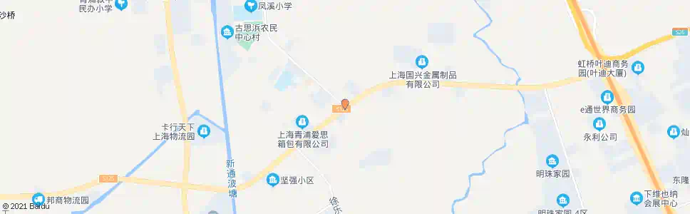 上海新凤南路北青公路_公交站地图_上海公交_妙搜公交查询2025