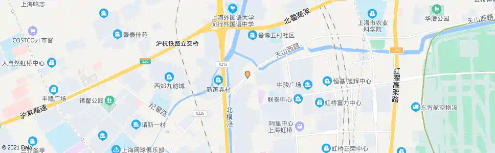 上海天山西路申滨路(招呼站)_公交站地图_上海公交_妙搜公交查询2025