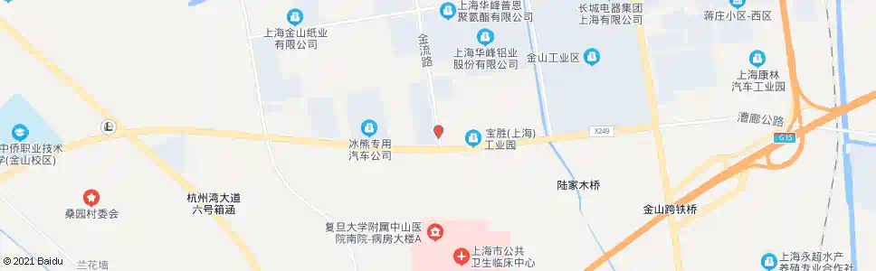 上海金流路漕廊公路_公交站地图_上海公交_妙搜公交查询2025