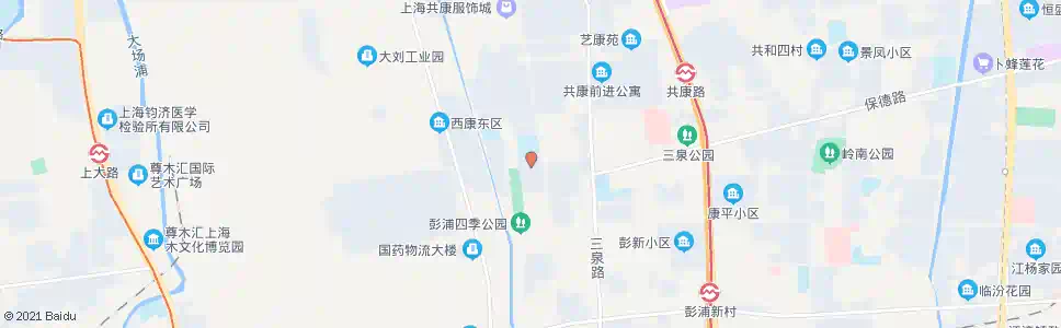 上海长临路共康三村_公交站地图_上海公交_妙搜公交查询2025