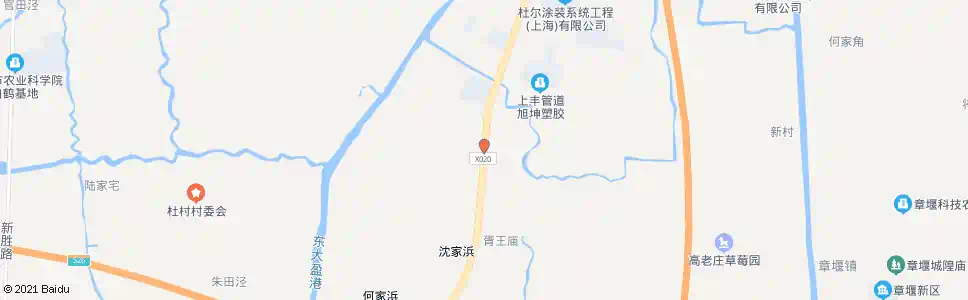 上海外青松公路杜村_公交站地图_上海公交_妙搜公交查询2025