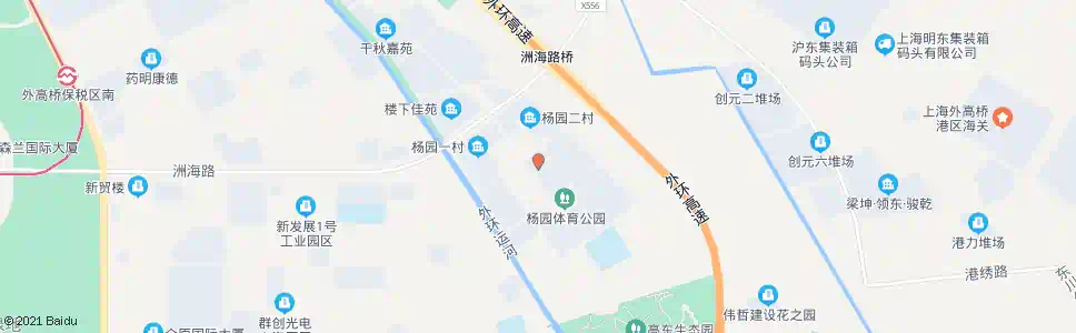 上海杨园新村_公交站地图_上海公交_妙搜公交查询2025