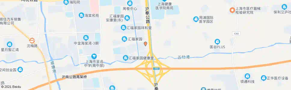 上海瑞和路周秀路_公交站地图_上海公交_妙搜公交查询2025