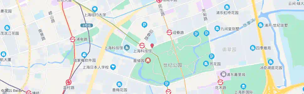 上海锦绣路世纪大道_公交站地图_上海公交_妙搜公交查询2025