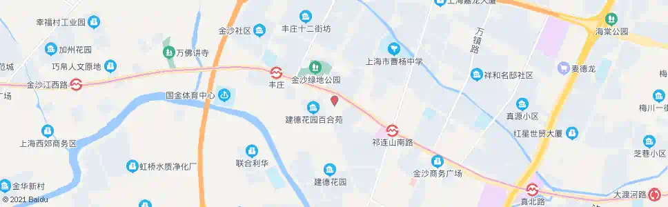上海棕榈路花家浜路(金丰新村)_公交站地图_上海公交_妙搜公交查询2025