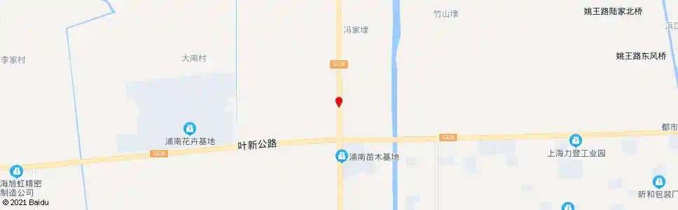 上海松卫北路叶新公路_公交站地图_上海公交_妙搜公交查询2025