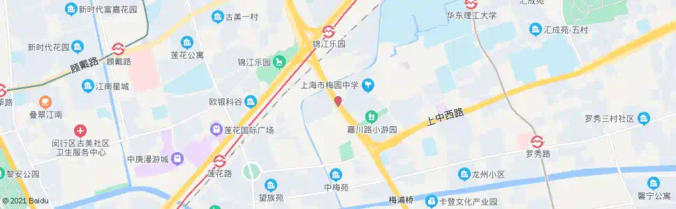 上海梅陇路虹梅南路_公交站地图_上海公交_妙搜公交查询2025