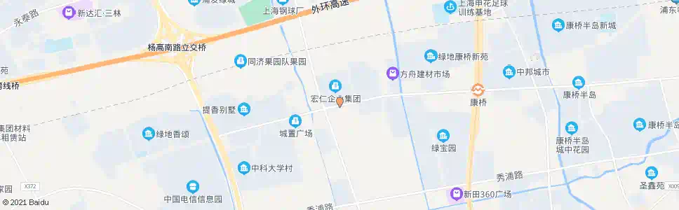 上海秀沿路康梧路_公交站地图_上海公交_妙搜公交查询2025