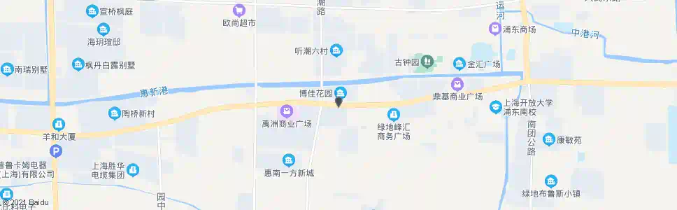 上海听潮路沪南路_公交站地图_上海公交_妙搜公交查询2025