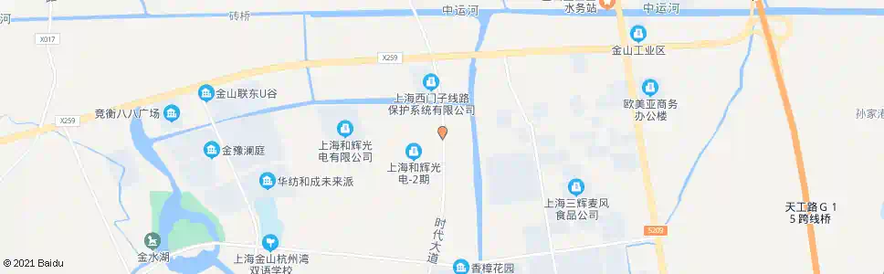 上海时代大道_公交站地图_上海公交_妙搜公交查询2025