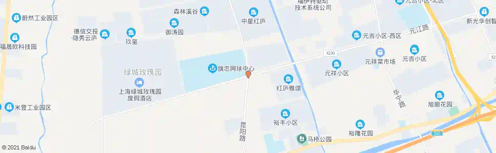 上海元江路昆阳北路_公交站地图_上海公交_妙搜公交查询2025