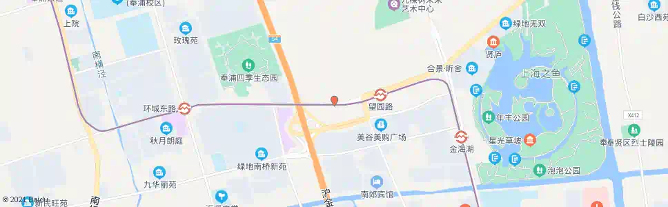 上海南航公路_公交站地图_上海公交_妙搜公交查询2025