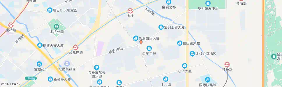 上海金港路新金桥路_公交站地图_上海公交_妙搜公交查询2025