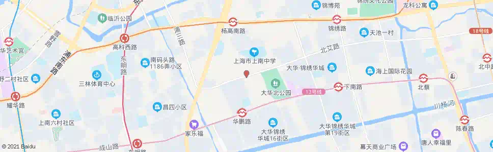 上海锦尊路北艾路_公交站地图_上海公交_妙搜公交查询2025