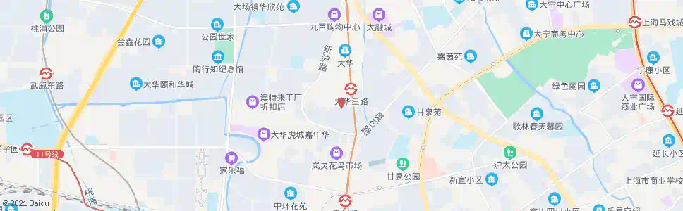上海怡华苑路华灵路_公交站地图_上海公交_妙搜公交查询2025