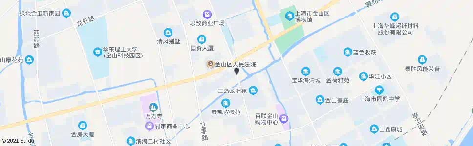 上海蒙山北路金山大道_公交站地图_上海公交_妙搜公交查询2025