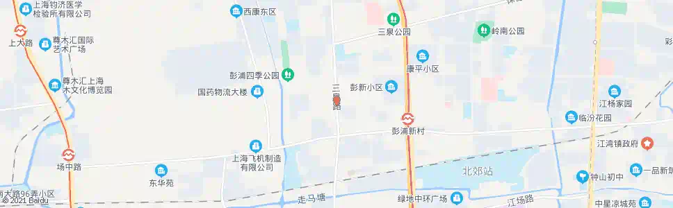 上海三泉路闻喜路_公交站地图_上海公交_妙搜公交查询2025