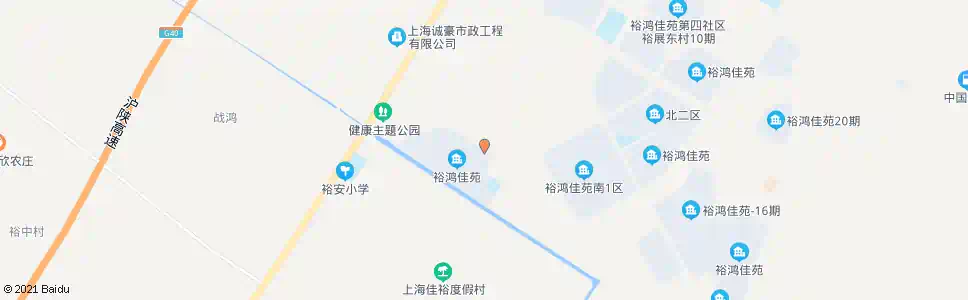 上海裕鸿佳苑北门_公交站地图_上海公交_妙搜公交查询2025