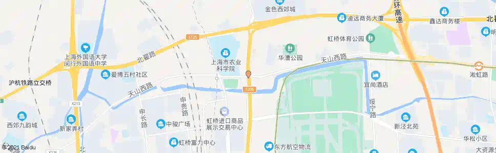 上海天山西路七莘路_公交站地图_上海公交_妙搜公交查询2025