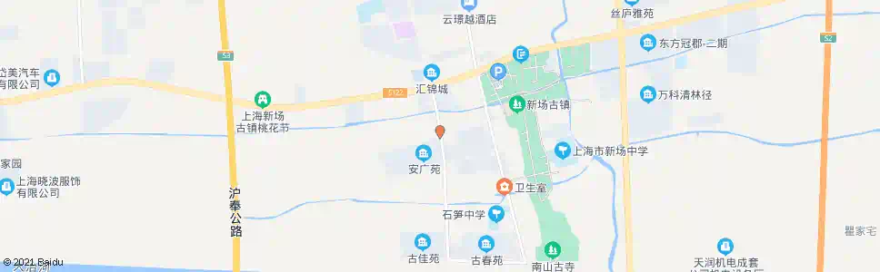 上海新环西路牌楼西路_公交站地图_上海公交_妙搜公交查询2025