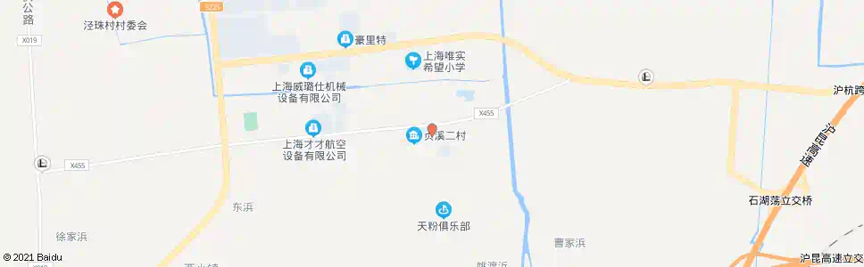 上海贞溪南路老松蒸公路_公交站地图_上海公交_妙搜公交查询2025