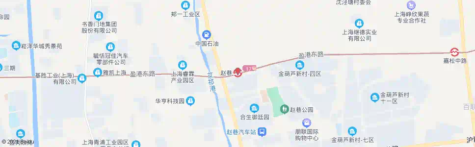 上海赵巷_公交站地图_上海公交_妙搜公交查询2025