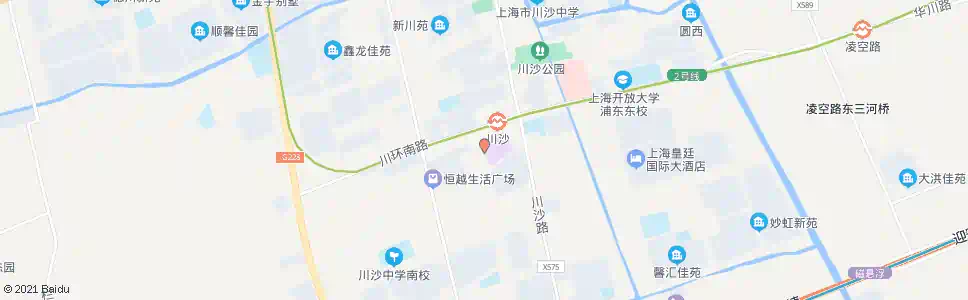 上海华戴路川环南路_公交站地图_上海公交_妙搜公交查询2025