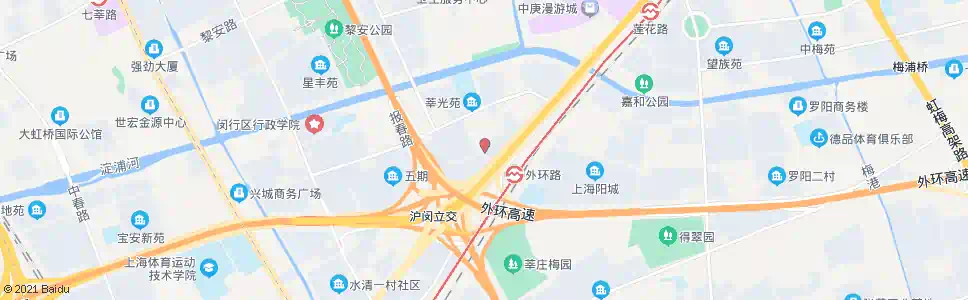 上海新梅小区_公交站地图_上海公交_妙搜公交查询2025