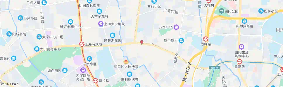 上海广粤路广中路_公交站地图_上海公交_妙搜公交查询2025